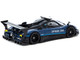 Pagani Zonda Revolucion Blue Metallic Black Official Car Suzuka 10 Hours 2019 Global64 Series 1/64 Diecast Model Car Tarmac Works T64G-TL016-BL2