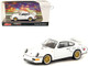 Porsche 911 RSR 3 8 White Collab64 Series 1/64 Diecast Model Car Schuco & Tarmac Works T64S-003-WH