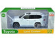 Toyota Land Cruiser White 1/24 Diecast Model Car H08222WH