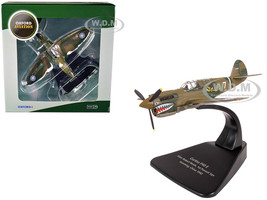 Curtiss P40 E Warhawk Fighter Plane Pilot Robert Neale 1st Pursuit Squadron Kunming China 1944 Oxford Aviation Series 1/72 Diecast Model Aircraft by Oxford Diecast AC074