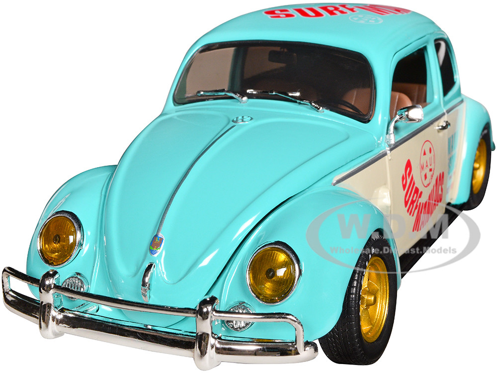 1952 Volkswagen Beetle Deluxe Model Light Blue and Wimbledon