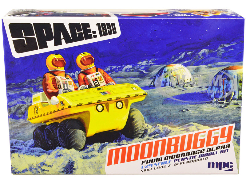 Skill 2 Model Kit Moonbuggy Amphicat 6-Wheeled ATV Space 1999 1975 1977 TV Show 2 in 1 Kit 1/24 Scale Model MPC MPC984