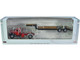 International KB 8 Truck with Lowboy Trailer Red and Black 1/50 Diecast Model SpecCast 39510