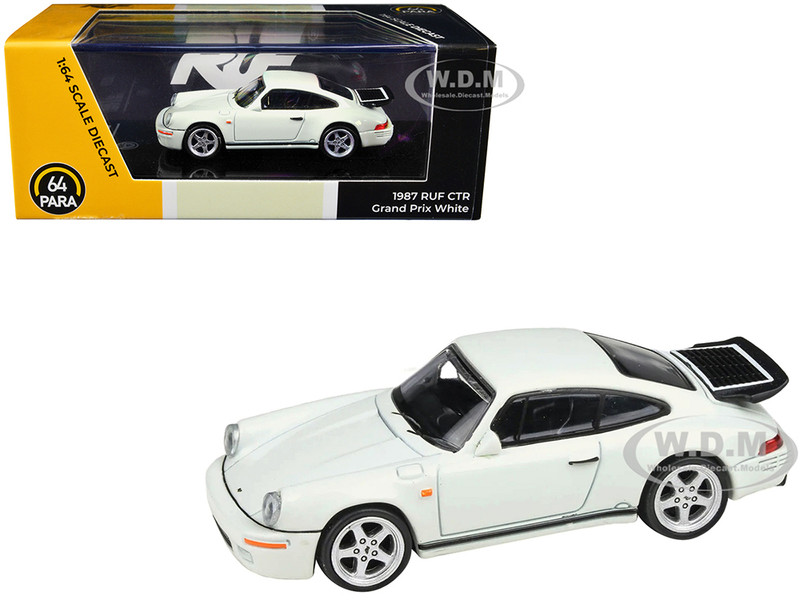 1987 RUF CTR Grand Prix White 1/64 Diecast Model Car Paragon Models PA-55296