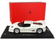 1995 Ferrari F50 Coupe Avus White with DISPLAY CASE Limited Edition to 40 pieces Worldwide 1/18 Model Car BBR P18189F