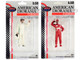 Racing Legends 2000's Figures A and B Set of 2 for 1/18 Scale Models American Diorama 76357-76358