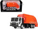 Mack LR with McNeilus Rear Load Refuse Body Orange and White 1/87 Diecast Model First Gear 80-0353