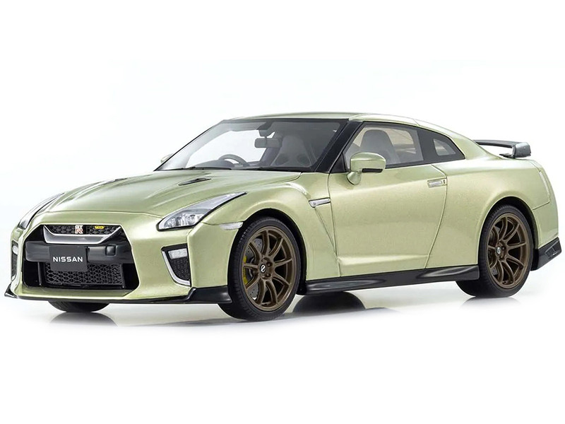 Nissan GT-R Premium Edition T Spec RHD Right Hand Drive Millenium Jade Green Metallic 1/18 Model Car Kyosho KSR18057MJ