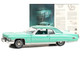 1971 Cadillac Coupe deVille Light Green Metallic with Green Interior Your Second Impression Will Be Even Greater Than Your First Vintage Ad Cars Series 9 1/64 Diecast Model Car Greenlight 39130D