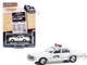 1980 Chevrolet Impala 9C1 Police White Chevrolet Presents Two Tough Choices Vintage Ad Cars Series 9 1/64 Diecast Model Car Greenlight 39130E