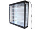 Showcase Wall Mount 5 Tier Display Case with Mirror Back Panel Mijo Exclusives for 1/64-1/43 Scale Models MJ8850MBK