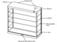 Showcase Wall Mount 5 Tier Display Case with Mirror Back Panel Mijo Exclusives for 1/64-1/43 Scale Models MJ8850MBK