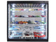 Showcase Wall Mount 5 Tier Display Case with Mirror Back Panel Mijo Exclusives for 1/64-1/43 Scale Models MJ8850MBK