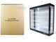 Showcase Wall Mount 5 Tier Display Case with Mirror Back Panel Mijo Exclusives for 1/64-1/43 Scale Models MJ8850MBK
