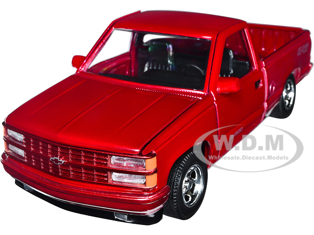  Chevrolet SS Pickup Truck Red Metallic / Diecast Model Car Motormax