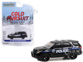 2013 Ford Police Interceptor Utility Black Kehoe Police Department Kehoe Colorado Cold Pursuit 2019 Movie Hollywood Series Release 40 1/64 Diecast Model Car Greenlight 62010F