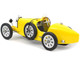 1925 Bugatti T35 Yellow 1/12 Diecast Model Car Norev 125702