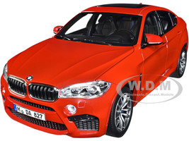 2015 BMW X6 M Red Metallic with Sunroof 1/18 Diecast Model Car Norev 183242