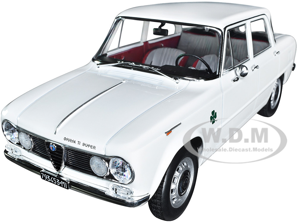 1963 Alfa Romeo Giulia ti Super White 1/18 Diecast Model Car by