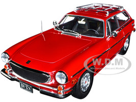 1972 Volvo 1800 ES US Version Red with Black Stripes 1/18 Diecast Model Car Norev 188723
