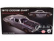 1970 Dodge Dart Street Fighter Bullseye Dark Gray Metallic with Black Hood and Tail Stripe Limited Edition to 264 pieces Worldwide 1/18 Diecast Model Car ACME A1806408