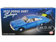 1970 Dodge Dart Swinger Blue Metallic with White Interior Limited Edition to 276 pieces Worldwide 1/18 Diecast Model Car ACME A1806409