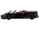 Pagani Huayra Roadster Black with Red Stripes and Interior Limited Edition to 2400 pieces Worldwide 1/64 Diecast Model Car True Scale Miniatures MGT00417