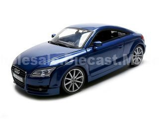 2007 Audi TT Blue 1/18 Diecast Car Model Motormax 73177