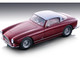 1955 Ferrari 250 GT Europa Red Metallic with Silver Metallic Top Mythos Series Limited Edition to 90 pieces Worldwide 1/18 Model Car Tecnomodel TM18-229D