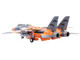 Grumman F 14D Tomcat Fighter Plane Ace Combat Pumpkin Face 1/144 Diecast Model JC Wings JCW-144-F14-005