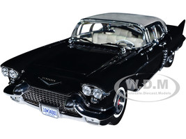 1957 Cadillac ElDorado Brougham Black with Tan Top and White Interior American Collectibles Series 1/18 Diecast Model Car Sun Star SS-4001