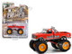 1989 Ford F 250 Monster Truck Red Krimson Krusher Kings of Crunch Series 13 1/64 Diecast Model Car Greenlight 49130F