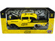 1957 Chevrolet 210 Hardtop Yellow and Black with Graphics Accel Limited Edition to 2650 pieces Worldwide 1/24 Diecast Model Car M2 Machines 40300-102A
