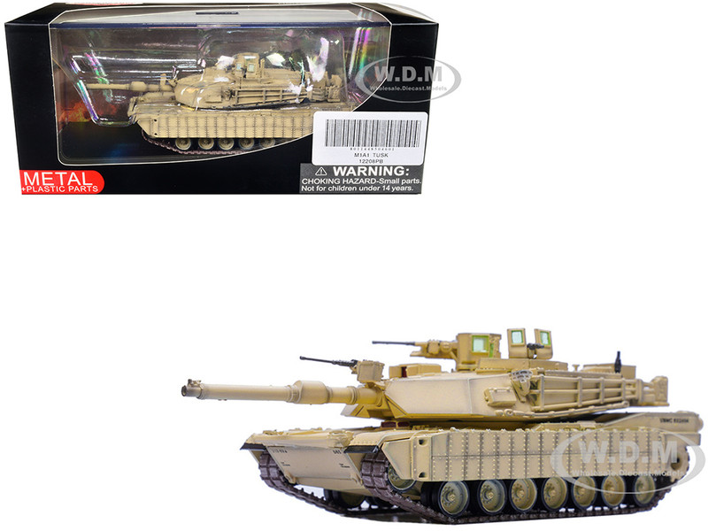 M1A1 TUSK Tank Urban Survival Kit 1st Tank Battalion 1st Marines Division U S Marine Corps Armor Premium Series 1/72 Diecast Model Panzerkampf 12208PB