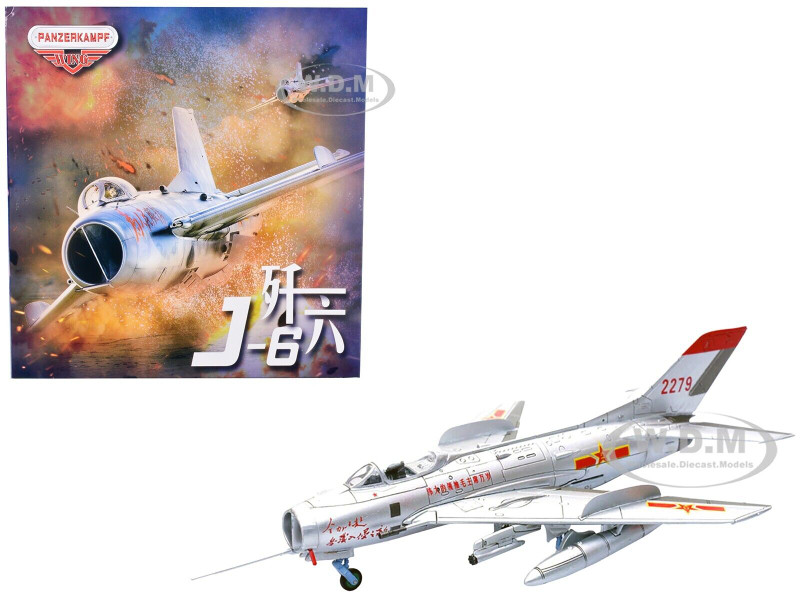 Shenyang J 6 Fighter Aircraft Red 2279 China People s Liberation Army Air Force Wing Series 1/72 Diecast Model Panzerkampf 14640PA