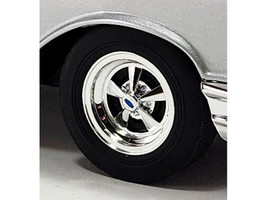 Chevy Rally Wheels and Tires Set of 4 pieces from 1957 Chevrolet 150 Street Strip for 1/18 Scale Models ACME A1807016W