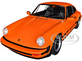 1977 Porsche 911 930 3.0 Carrera Orange with Black Stripes 1/18 Diecast Model Car Solido S1802605
