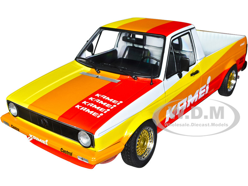 PLAY MATE 三輪車 ホワイト・オレンジ　中古品 1982 VOLKSWAGEN CADDY MK 1 PICKUP 