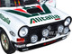 1980 Autobianchi A112 MK 5 Abarth Rally Car Alitalia Livery Competition Series 1/18 Diecast Model Car by Solido S1803803