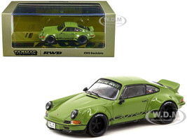 RWB Backdate Olive Green with Black Stripes RAUH-Welt BEGRIFF Hobby64 Series 1/64 Diecast Model Car Tarmac Works T64-046-OG