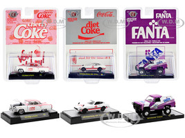 Sodas Set of 3 pieces Release 21 Limited Edition to 8750 pieces Worldwide 1/64 Diecast Model Cars M2 Machines 52500-A21