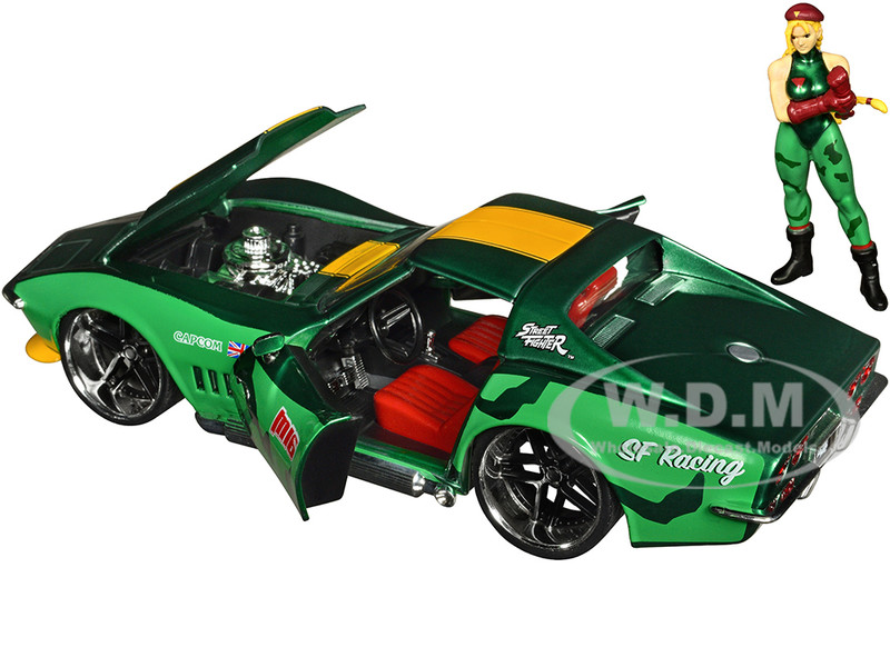 1969 Chevrolet Corvette Stingray ZL1 Green Metallic with Yellow