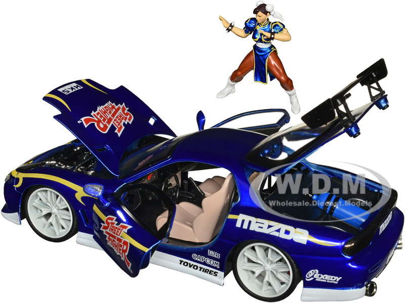 1993 Mazda RX-7 Candy Blue Metallic with Graphics and Chun