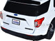 2022 Ford Police Interceptor Utility Unmarked White 1/24 Diecast Model Car Motormax 76988W