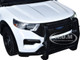2022 Ford Police Interceptor Utility Unmarked Slick-Top White 1/24 Diecast Model Car Motormax 76990W