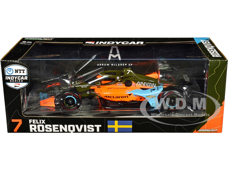Dallara IndyCar #7 Felix Rosenqvist UNDEFEATED Arrow McLaren