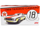 1969 Chevrolet Camaro RS #18 White with Red and Black Stripes Raced Version Pro Touring Texaco Limited Edition to 498 pieces Worldwide 1/18 Diecast Model Car GMP 18986