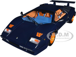 Lamborghini Countach Walter Wolf 3 Dark Blue 1/18 Diecast Model Car Kyosho 08320D