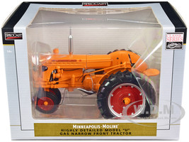 Minneapolis Moline Model U Narrow Front Tractor Orange Classic Series 1/16 Diecast Model SpecCast SCT922