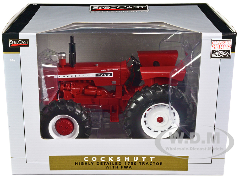 Cockshutt 1750 FWA Front Wheel Assist) Tractor Red Classic Series